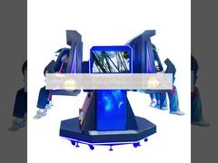 9D VR Roller Coaster Simulator Double Seats | Interactive 360° Rotation Virtual Reality Ride Arcade Machine for Sale